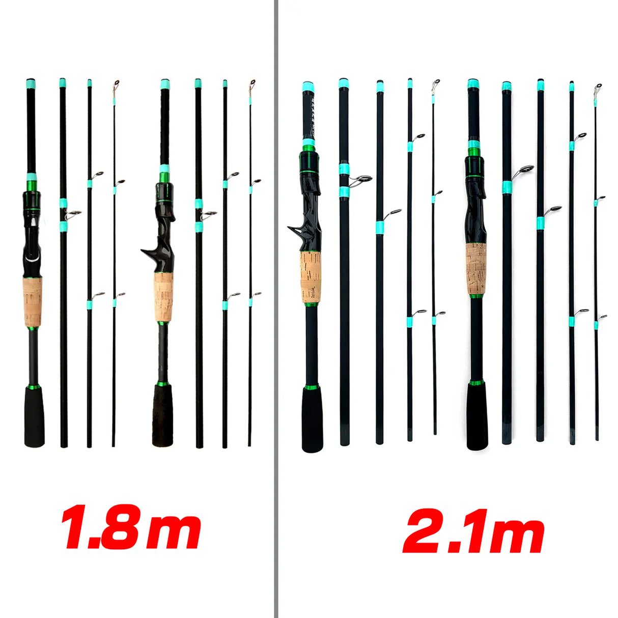 Carbon Lure Fishing Rod & Reel Combo
